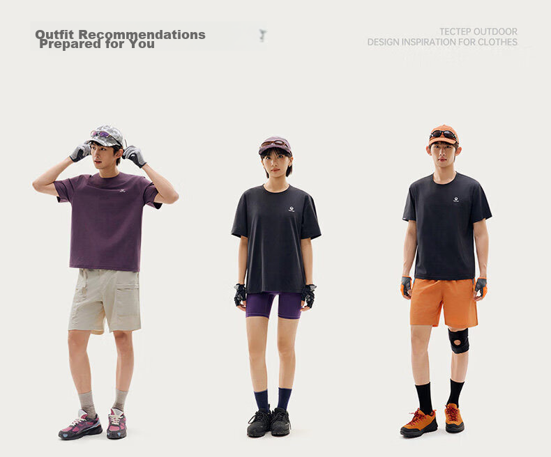 TECTOP Quick-Dry Short Sleeve T-Shirt UV Protection Antibacterial Breathable Sports Top 3